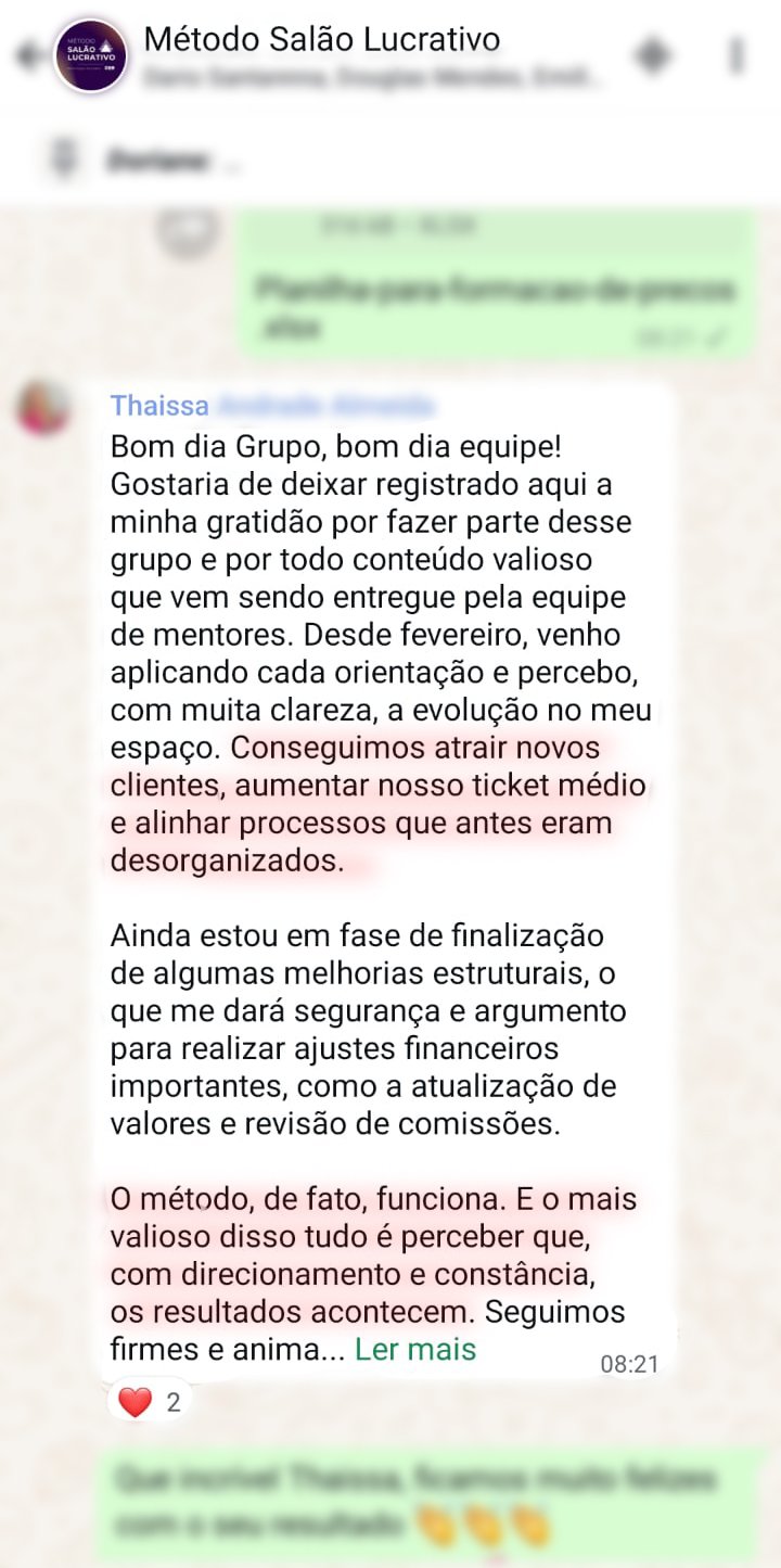 Depoimento de cliente 14